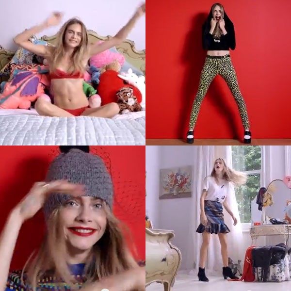 Cara Delevingne in her new La Boo commercial