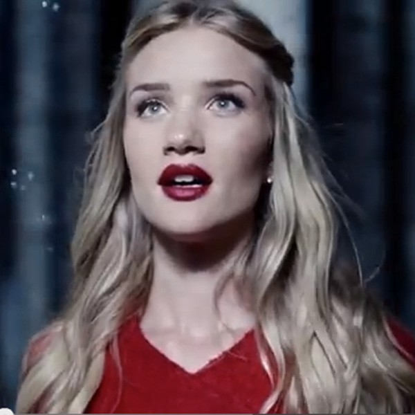 Rosie Huntington Whiteley in The Marks and Spencer Christmas advert